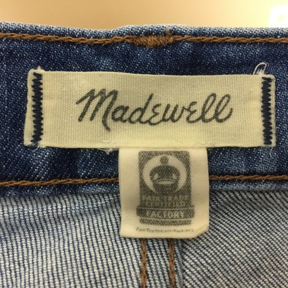 Madewell The High Rise Slim BoyJean Jeans Women's Size 23 Stretch Denim - Picture 9 of 12